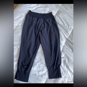 lululemon athletica Navy Blue Cropped Ankle Pants on the fly